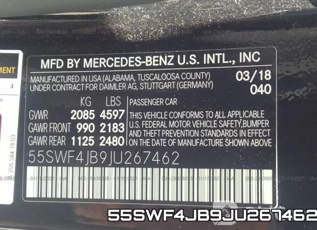 55SWF4JB9JU267462 фото 10