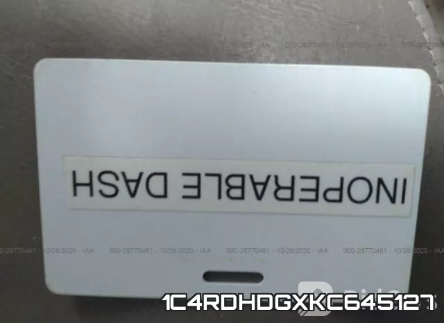 1C4RDHDGXKC645127 фото 8