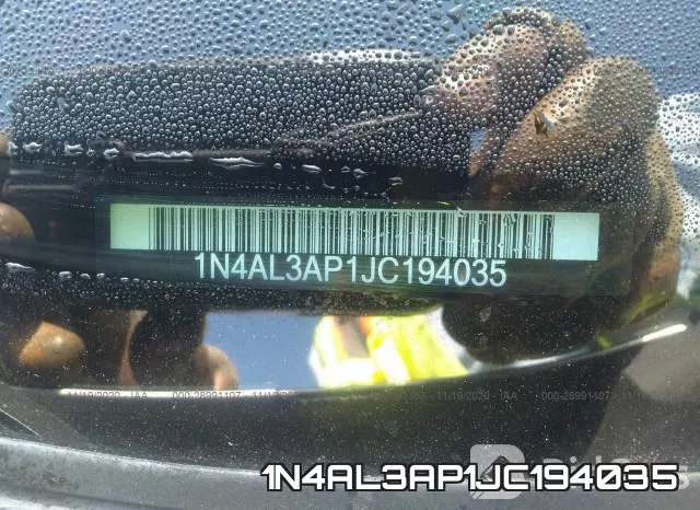 1N4AL3AP1JC194035 фото 9