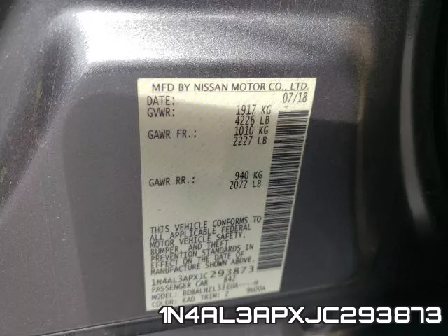 1N4AL3APXJC293873 фото 2