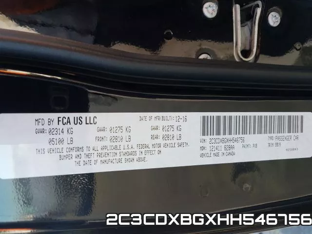 2C3CDXBGXHH546756 фото 2