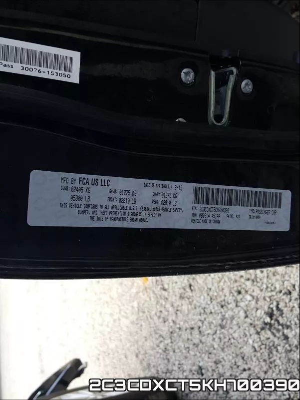 2C3CDXCT5KH700390 фото 2