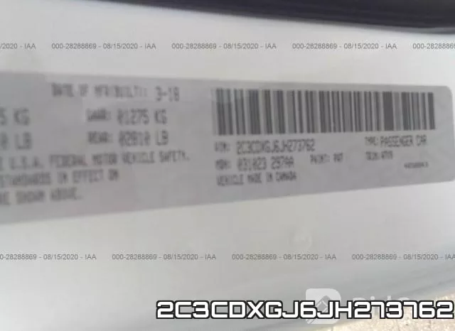 2C3CDXGJ6JH273762 фото 10