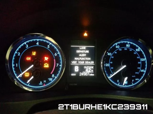 2T1BURHE1KC239311 фото 9