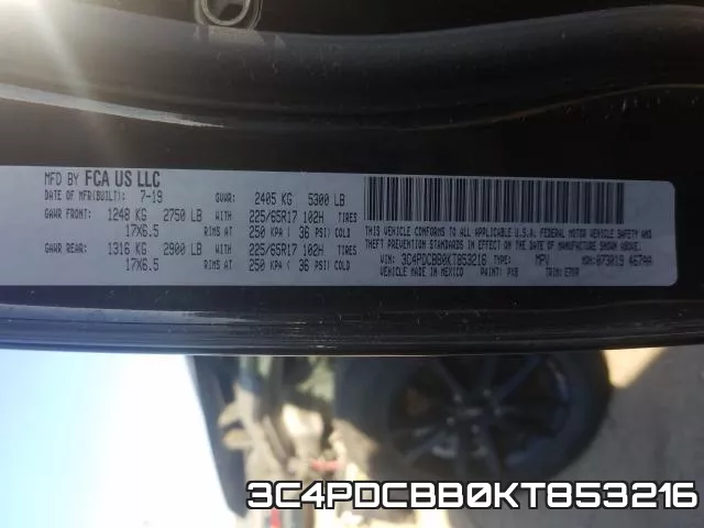 3C4PDCBB0KT853216 фото 2
