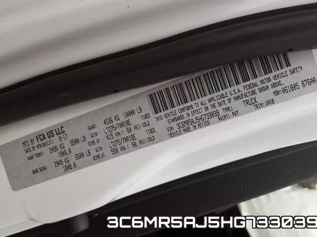 3C6MR5AJ5HG733039 фото 2