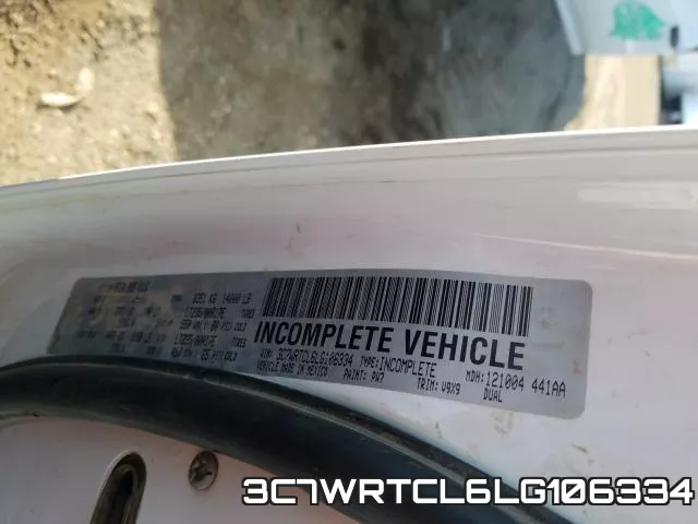 3C7WRTCL6LG106334 фото 2