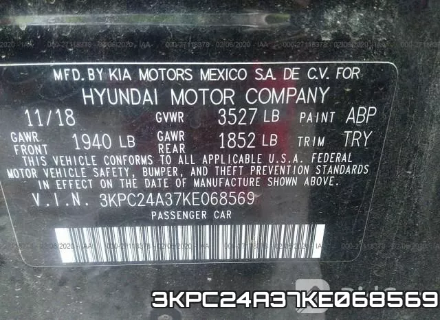 3KPC24A37KE068569 фото 9