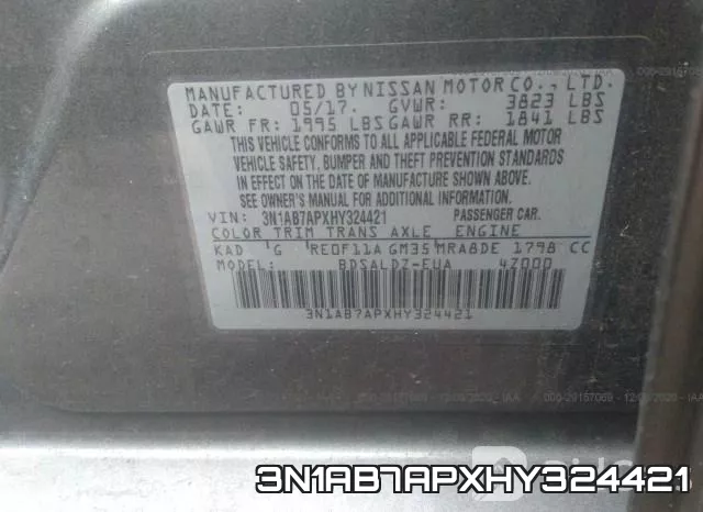 3N1AB7APXHY324421 фото 10