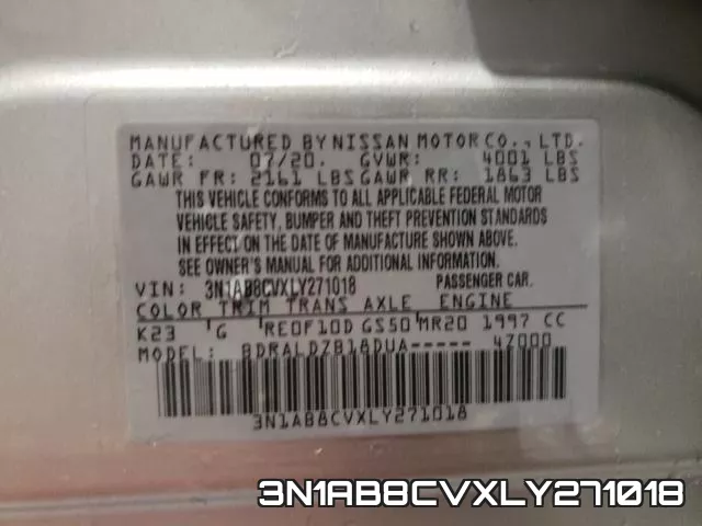 3N1AB8CVXLY271018 фото 2