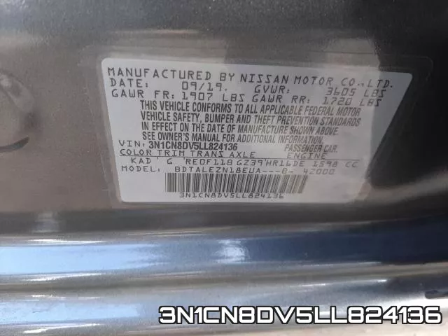 3N1CN8DV5LL824136 фото 2