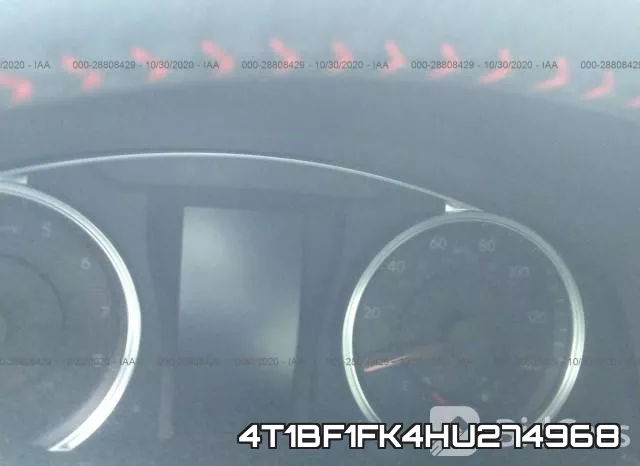 4T1BF1FK4HU274968 фото 8