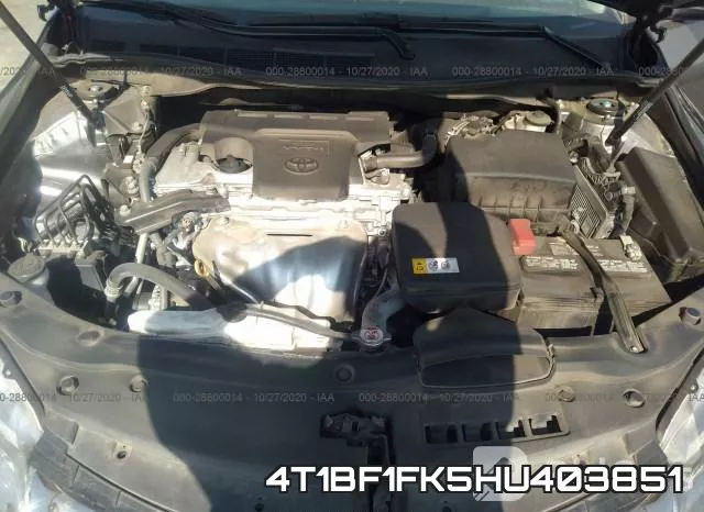 4T1BF1FK5HU403851 фото 2