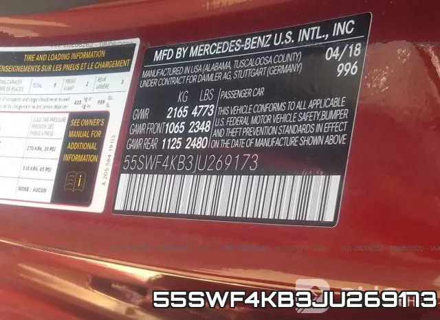 55SWF4KB3JU269173 фото 10