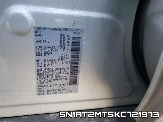 5N1AT2MT5KC721973 фото 2