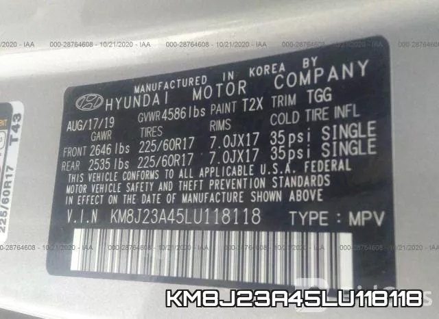 KM8J23A45LU118118 фото 9