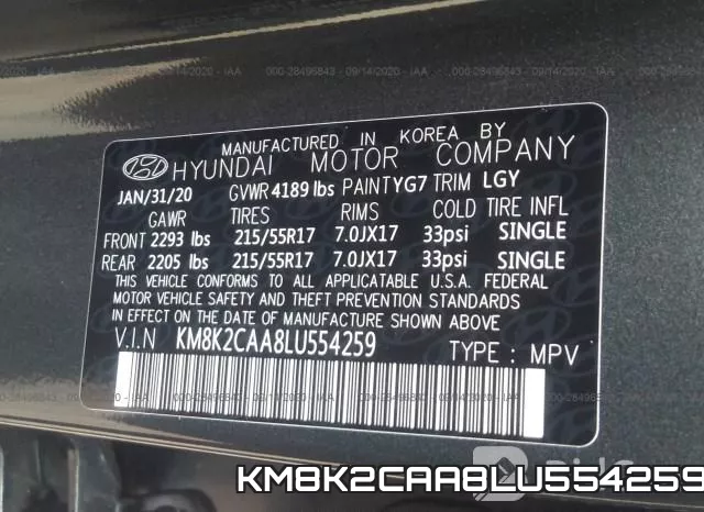 KM8K2CAA8LU554259 фото 10