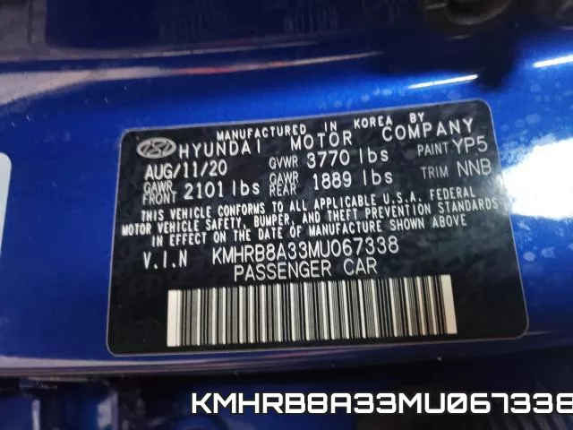 KMHRB8A33MU067338 фото 2
