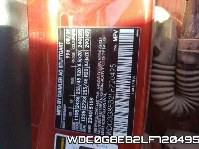 WDC0G8EB2LF720495 фото 2