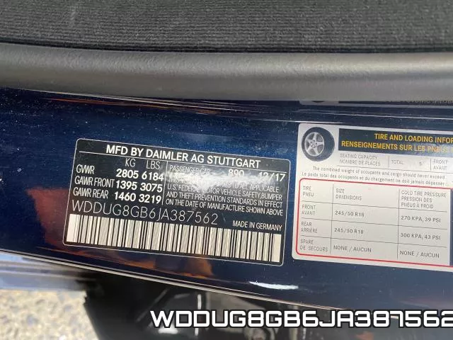 WDDUG8GB6JA387562 фото 10