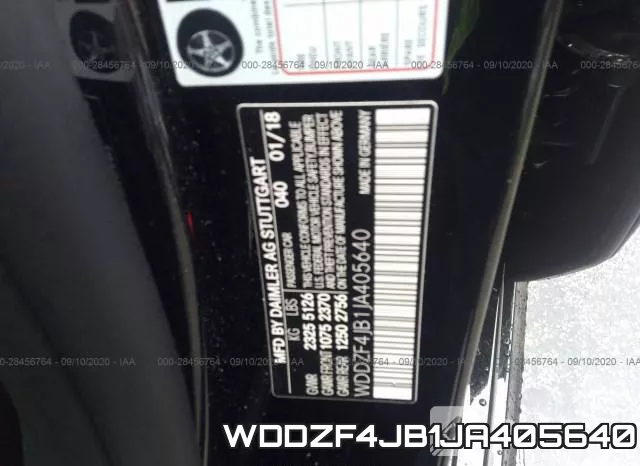 WDDZF4JB1JA405640 фото 10