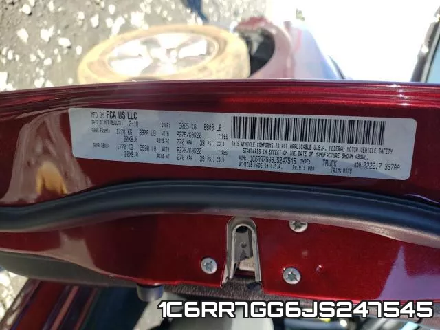 1C6RR7GG6JS247545 фото 2