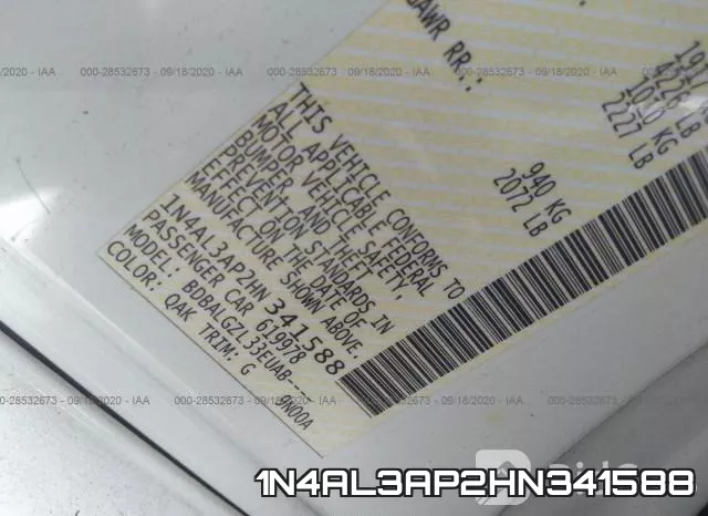 1N4AL3AP2HN341588 фото 10