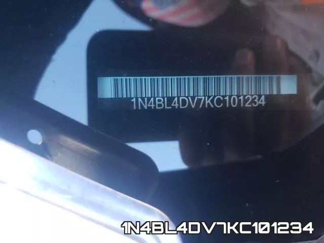 1N4BL4DV7KC101234 фото 2