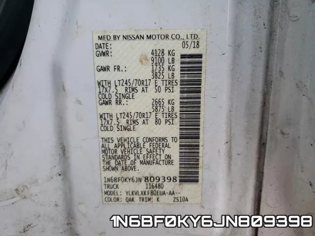 1N6BF0KY6JN809398 фото 2