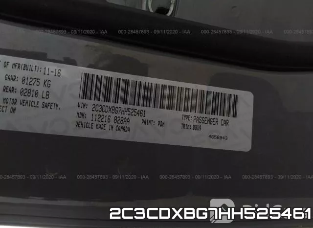 2C3CDXBG7HH525461 фото 10