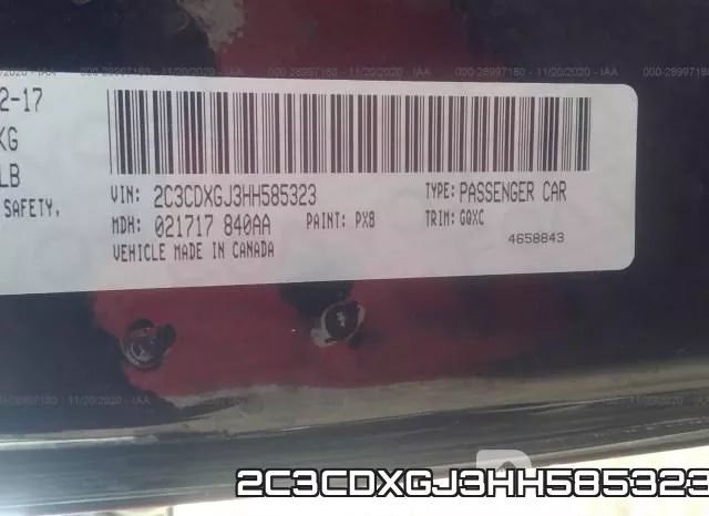 2C3CDXGJ3HH585323 фото 10