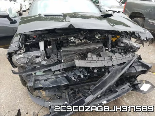 2C3CDZAG8JH317589 фото 8