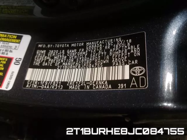 2T1BURHE8JC084755 фото 2