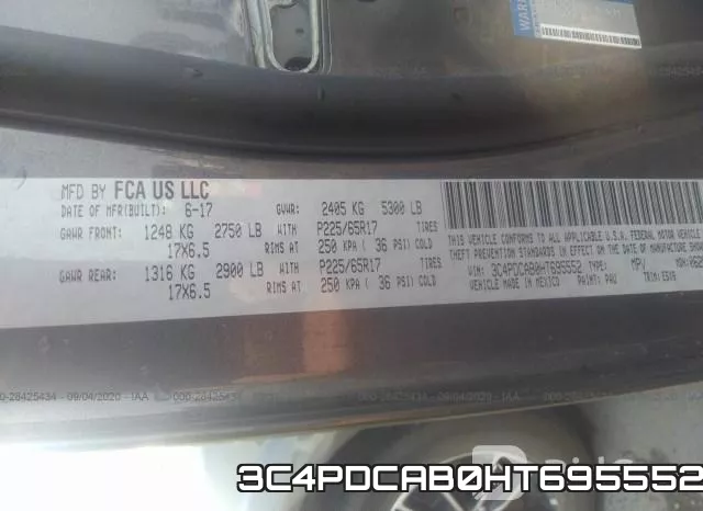 3C4PDCAB0HT695552 фото 9