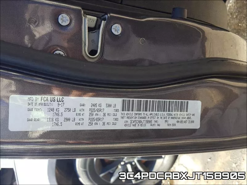 3C4PDCABXJT158905 фото 2