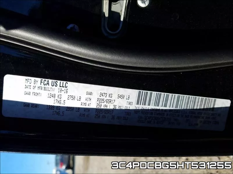 3C4PDCBG5HT531255 фото 2
