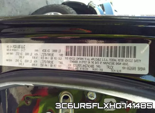 3C6UR5FLXHG741485 фото 9