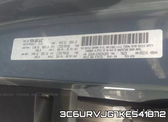 3C6URVJG7KE541872 фото 10