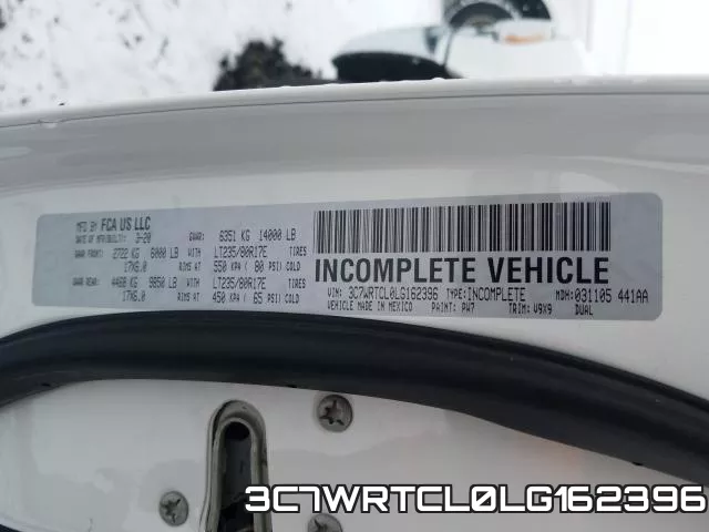 3C7WRTCL0LG162396 фото 2
