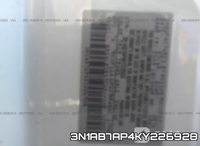 3N1AB7AP4KY226928 фото 7
