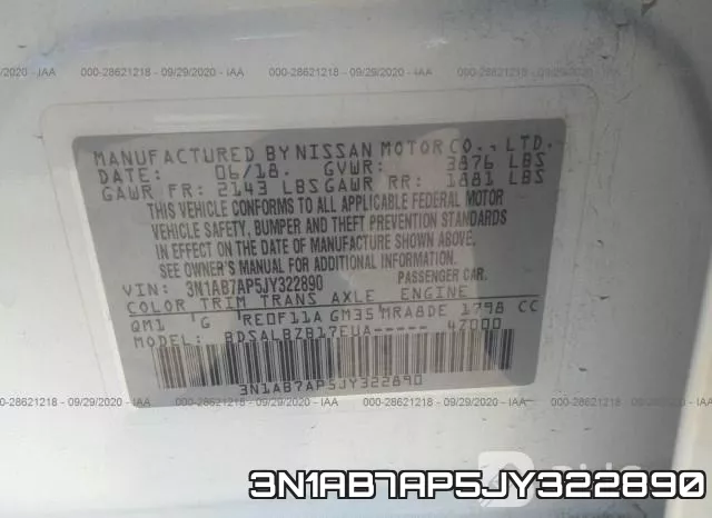 3N1AB7AP5JY322890 фото 10
