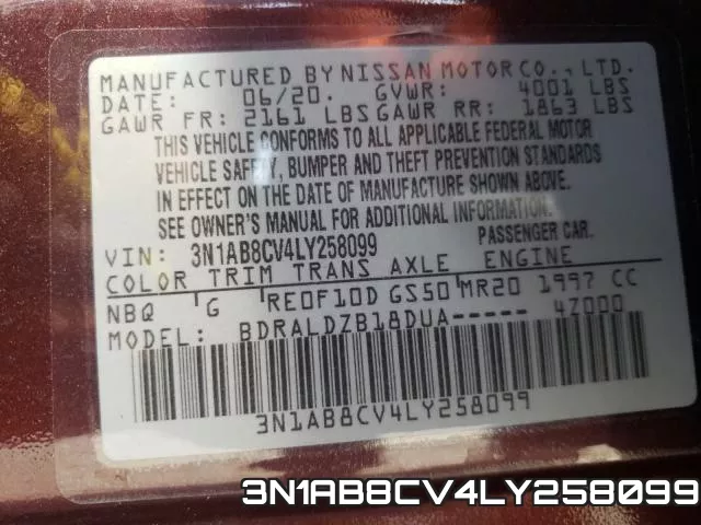 3N1AB8CV4LY258099 фото 2