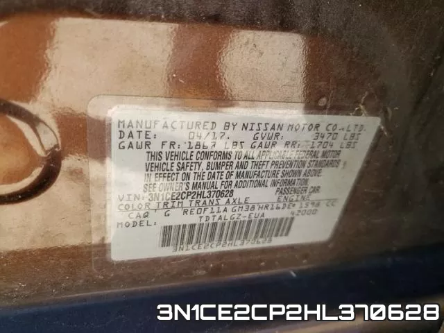 3N1CE2CP2HL370628 фото 2