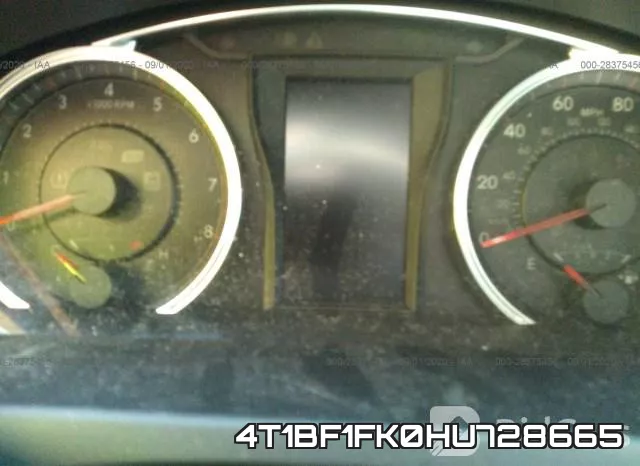 4T1BF1FK0HU728665 фото 6