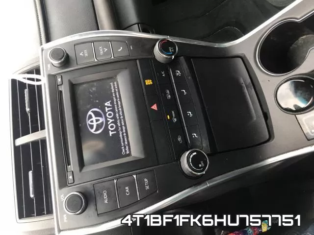 4T1BF1FK6HU757751 фото 9