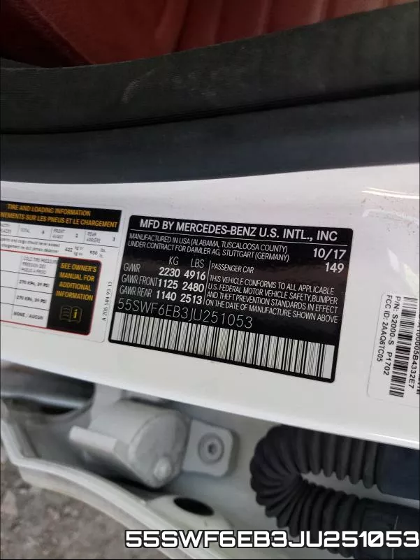 55SWF6EB3JU251053 фото 2