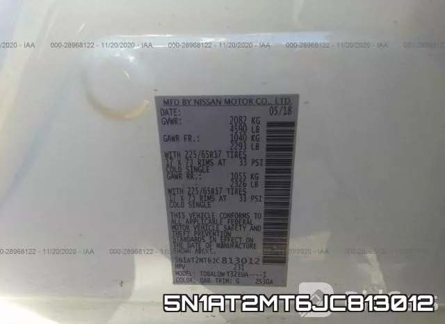 5N1AT2MT6JC813012 фото 10