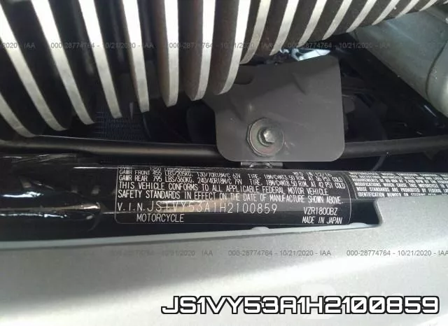 JS1VY53A1H2100859 фото 2
