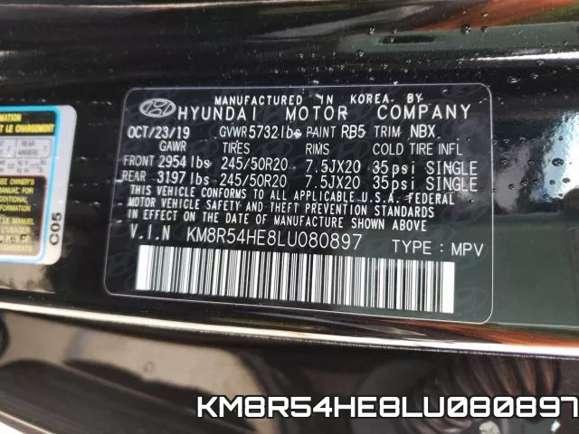 KM8R54HE8LU080897 фото 2