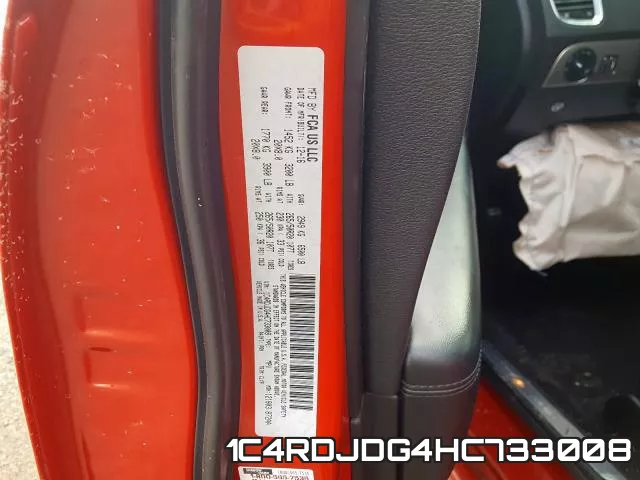 1C4RDJDG4HC733008 фото 2